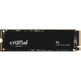 SSD Crucial P3, 1TB, M.2 NVMe PCIe Gen3, R3500/W3000
