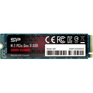 SSD Silicon Power P34A80, 256GB, M.2 NVMe PCIe Gen3, R3400/W3000