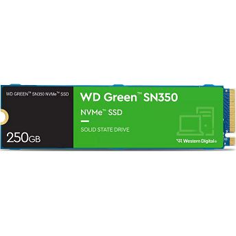 SSD WD Green SN350, 250GB, M.2 NVMe PCIe Gen3, R2400/W1500