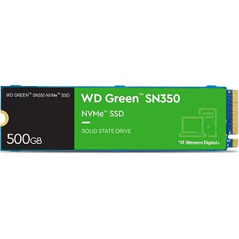 SSD WD Green SN350, 500GB, M.2 NVMe PCIe Gen3, R2400/W1500