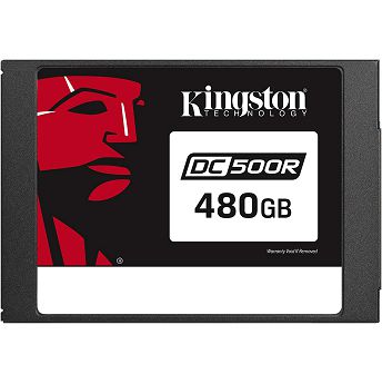 SSD za servere Kingston DC500R, 2.5", 480GB, SATA3 6Gb/s, R555/W500
