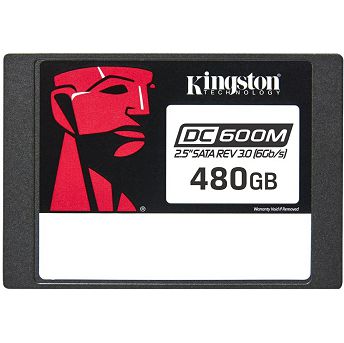 SSD za servere Kingston DC600M, 2.5", 480GB, SATA3 6Gb/s, R560/W530