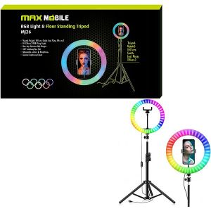 Stalak sa svjetlom Max Mobile RGB LED Ring Tripod MJ26