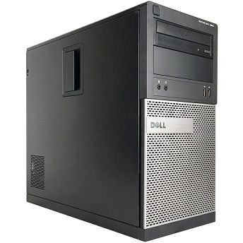 Refurbished stolno računalo Rennowa Dell OptiPlex 390, Intel Core i3-2120 up to 3.3GHz, 4GB DDR3, 500GB HDD, Intel HD Graphics 2000, ODD, Win 10 Pro, 1 god