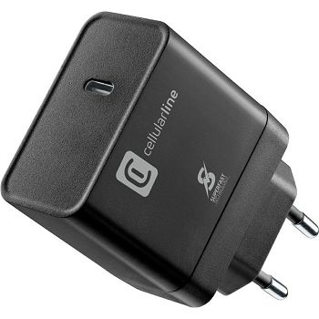 Strujni punjač Cellularline za Samsung, 45W, USB-C, crni