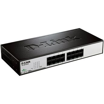Switch D-Link DES-1016D/E, 16 portni, 16x10/100Mbps, unmanaged, crni