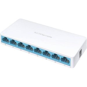 Switch Mercusys MS108, 8 portni, 8x10/100Mbps, unmanaged, bijeli