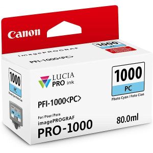 Tinta Canon PFI-1000, CF0550C001AA, Photo Cyan