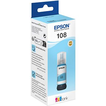 Tinta Epson 108, C13T09C54A, Light Cyan