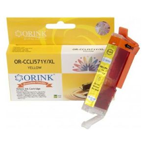 Tinta Orink za Canon, CLI571Y XL, Yellow