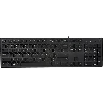 Tipkovnica Dell Multimedia Keyboard KB216, žičana, HR Layout, crna