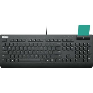 Tipkovnica Lenovo Smartcard Wired Keyboard II, žičana, 4Y41C9, HR Layout, crna