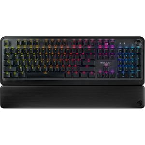 Tipkovnica Roccat Pyro, žičana, gaming, mehanička, red switches, US layout, RGB, crna - BEST BUY
