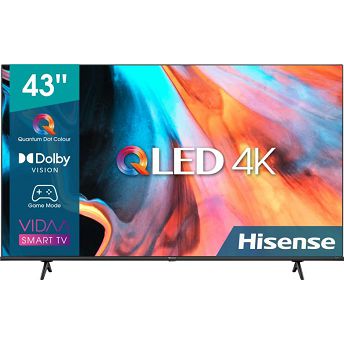 TV Hisense 43" 43E7HQ, LED, 4K, Smart TV