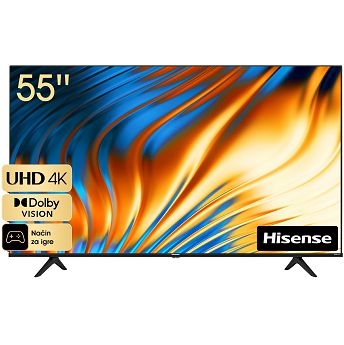TV Hisense 55" 55A6BG, LED, 4K, Smart TV