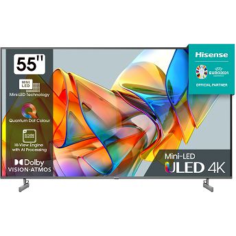 TV Hisense 55" 55U6KQ, ULED, 4K, Smart TV