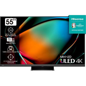 TV Hisense 55" 55U8KQ, ULED, 120Hz, 4K, Smart TV