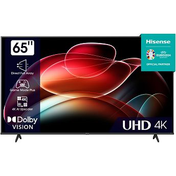 TV Hisense 65" 65A6K, LED, 4K, Smart TV