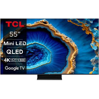 TV TCL 55" 55C805, QLED, 144Hz, 4K, Smart TV