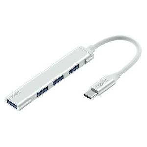 USB Hub Havit HV-HB41, USB A 3.0, 2xUSB A 2.0, srebrni
