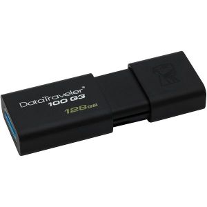 USB stick Kingston DT 100 G3, USB3.0, 128GB, Black - MAXI PONUDA