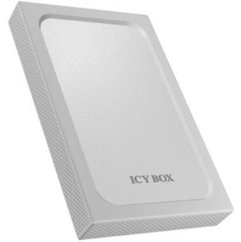 Vanjsko kućište Icy Box IB-123CL-U3, 2.5" SATA HDD/SSD, USB 3.0, bijelo