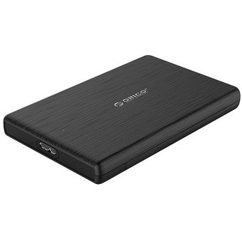 Vanjsko kućište Orico 2.5" SATA HDD/SSD, up to 9.5 mm, tool free, USB3.0 (S-ATA3 podržano) crno