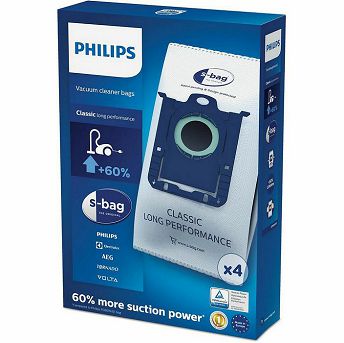 Vrećice za usisavač Philips s-bag FC8021/03, 4 komada