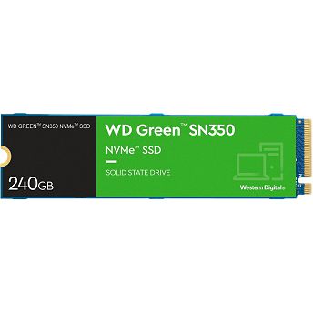 SSD WD Green SN350, 240GB, M.2 NVMe PCIe Gen3, R2400/W900