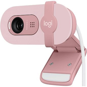 Web kamera Logitech Brio 100, Full HD, 1080p 30fps, 2MP, roza