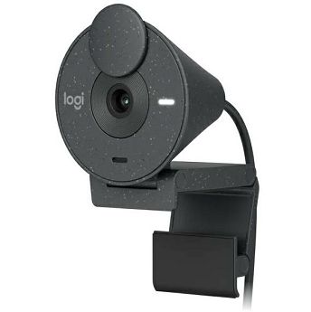 Web kamera Logitech Brio 300, Full HD, 1080p 30fps, 2MP, crna