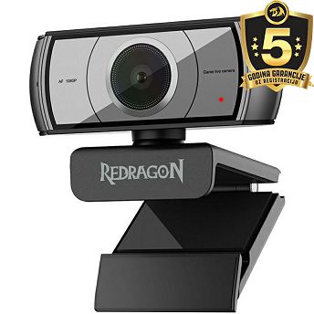 Web kamera Redragon Apex GW900-1, Full HD, 1080p 30fps, crna