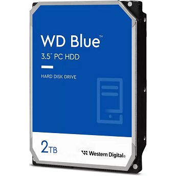 Hard disk WD Blue (3.5", 2TB, SATA3 6Gb/s, 256MB Cache, 7200rpm)