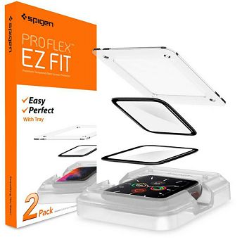 Zaštitno staklo za pametni sat Spigen Pro Flex EZ Fit, za Apple Watch SE 2022/6/SE/5/4 (40 mm), 2 komada