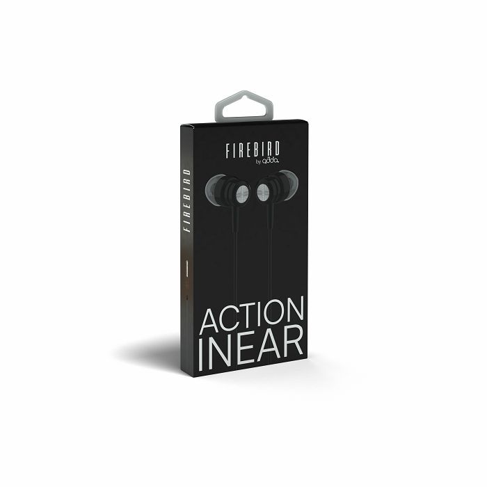 Slušalice Firebird by Adda Action Q25, žičane, in-ear, crne