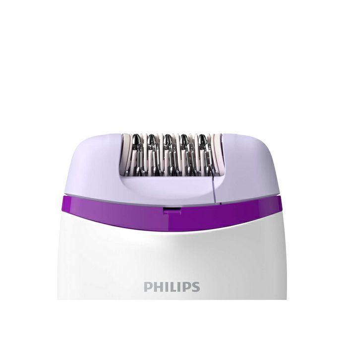 Epilator Philips Satinelle Essential BRE225/00, žičani, bijeli-ljubičasti