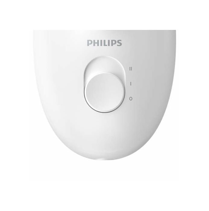 Epilator Philips Satinelle Essential BRE255/00, žičani, bijelo-rozi