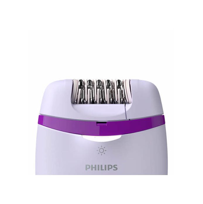 Epilator Philips Satinelle Essential BRE275/00, žičani, ljubičasti