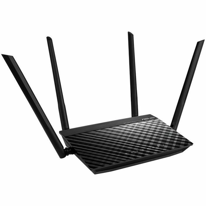 Router Asus RT-AC1200 V2, AC1200, Dual band 2.4GHz/5GHz, 1×WAN, 4×LAN