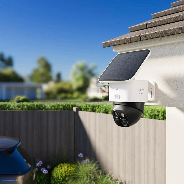 Sigurnosna kamera Eufy by Anker S340 Solar, bežična, vanjska, 3K, bijela