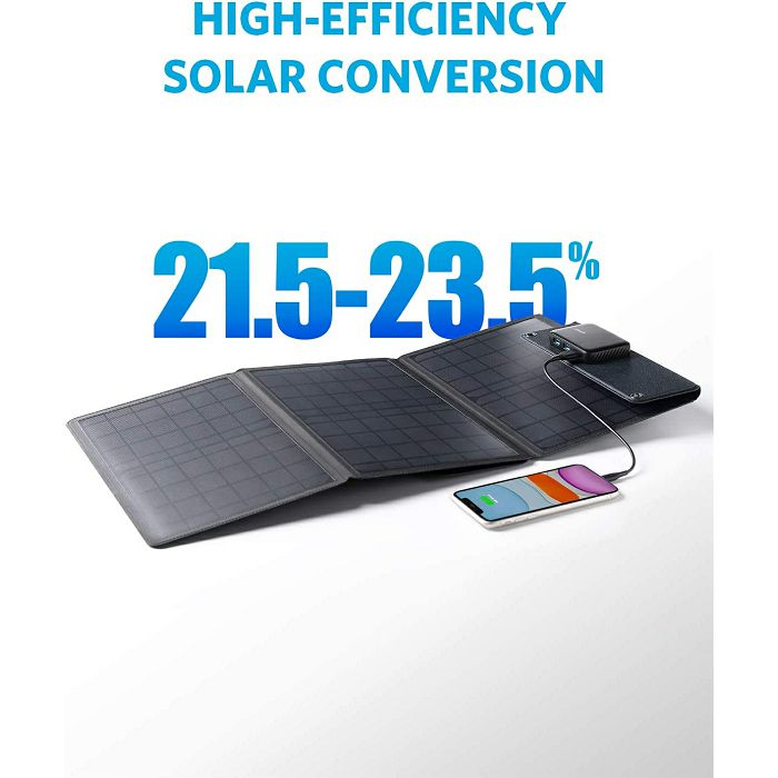 Solarni panel Anker PowerSolar A2424011, 24W, 3xUSB-A