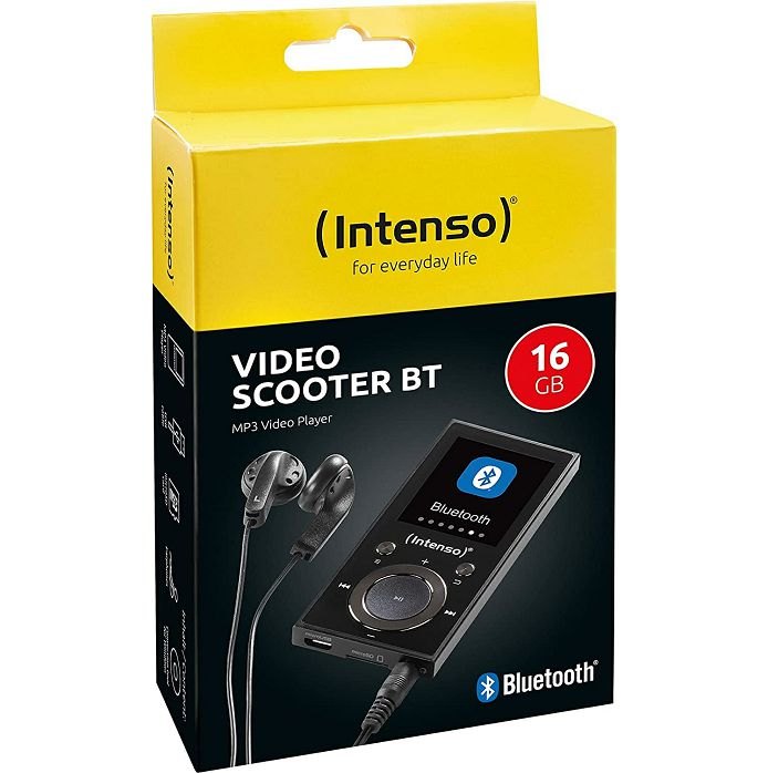 MP3 player Intenso Video Scooter BT, 16GB, bluetooth, crni