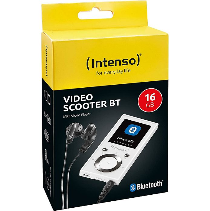 MP3 player Intenso Video Scooter BT, 16GB, bluetooth, bijeli