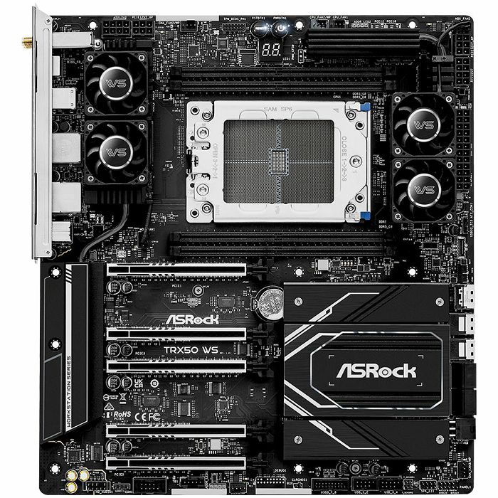 Matična ploča ASRock TRX50 WS, AMD sTR5, WiFi, Bluetooth, E-ATX