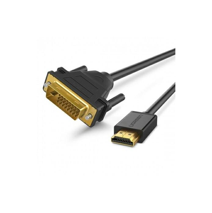 Kabel Ugreen, HDMI (M) na DVI (24+1) (M), 1.0m, crni