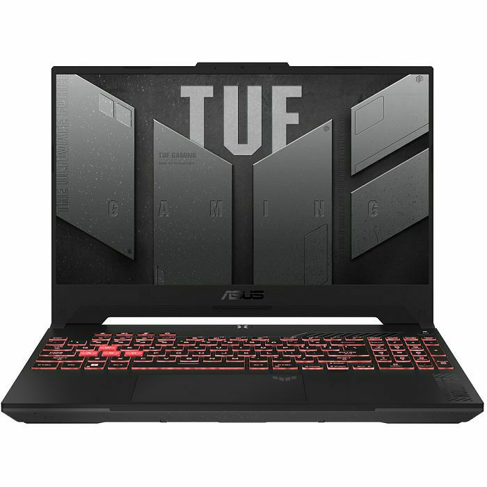 Notebook Asus Gaming TUF A15, FA507NU-LP032, 15.6" FHD IPS 144Hz, AMD Ryzen 7 7735HS up to 4.7GHz, 16GB DDR5, 1TB NVMe SSD, NVIDIA GeForce RTX4050 6GB, no OS, 2 god