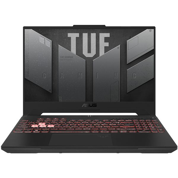 Notebook Asus Gaming TUF A15, FA507RM-HN082, 15.6" FHD IPS 144Hz, AMD Ryzen 7 6800H up to 4.7GHz, 16GB DDR5, 512GB NVMe SSD, NVIDIA GeForce RTX3060 6GB, no OS, 2 god