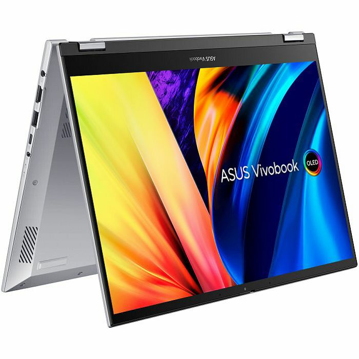 Ultrabook Asus VivoBook S 14 Flip OLED, TN3402QA-OLED-KN721W, 14" 2.8K OLED HDR500 Touch, AMD Ryzen 7 5800H up to 4.4GHz, 16GB DDR4, 512GB NVMe SSD, AMD Radeon Graphics, Win 11, 2 god 