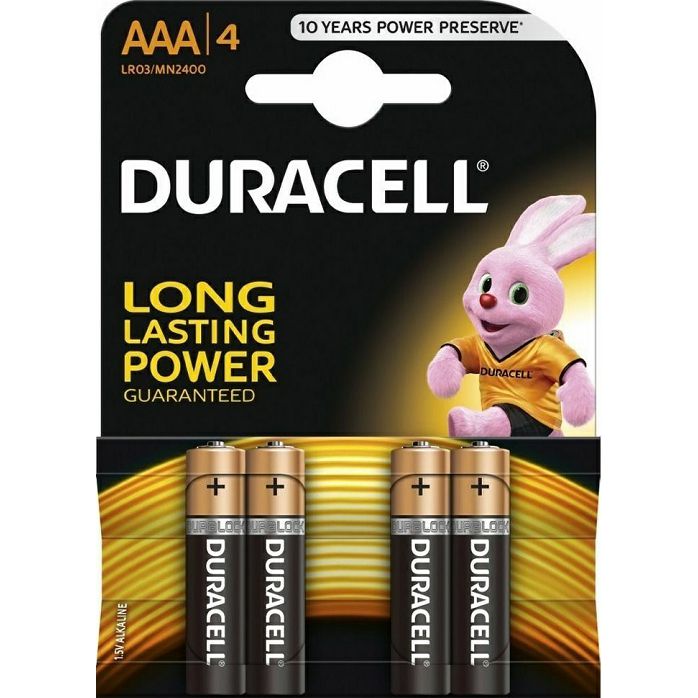 Baterije Duracell AAA, 4 komada -  5000394077164
