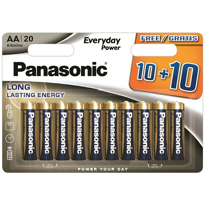 Baterije Panasonic Everyday Power AA (R6), 20 komada, LR6EPS/20BW